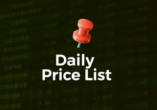 Price List of Traded Equities: Wednesday 29th October, 2025